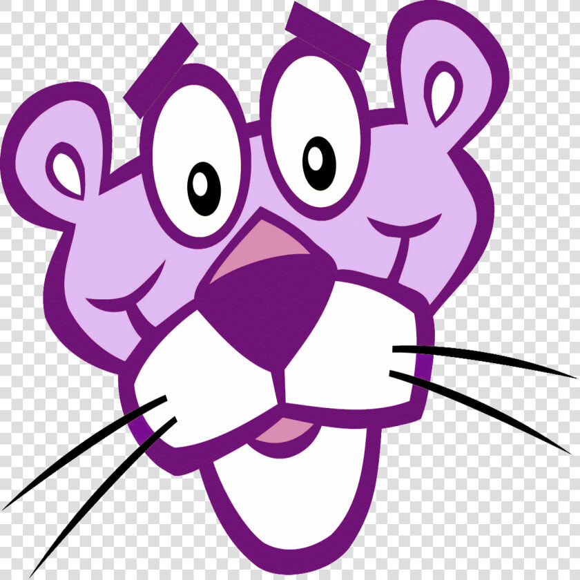 Purple Panther Preschool   Pink Panther Black And White  HD Png DownloadTransparent PNG