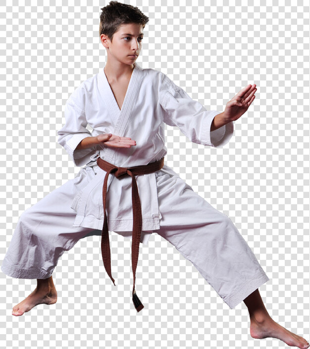 Teen Boy In Karate Stance   Martial Arts Stance  HD Png DownloadTransparent PNG