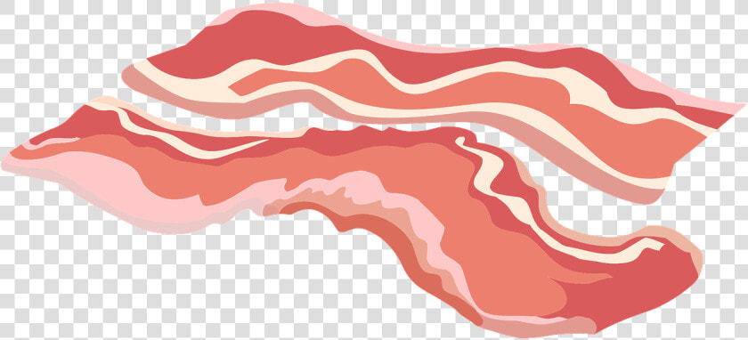 Bacon Strip Clip Art   Bacon Clipart No Background  HD Png DownloadTransparent PNG