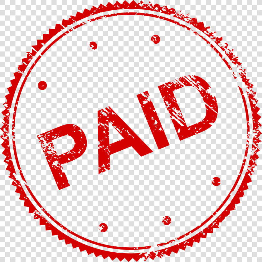 Paid Stamp Png  Transparent PngTransparent PNG