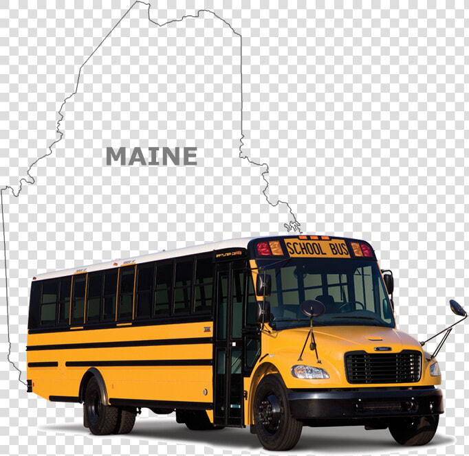 Buses In A Row   Thomas Built Buses  HD Png DownloadTransparent PNG