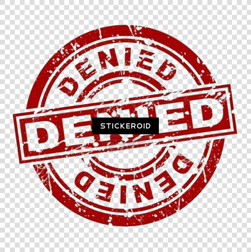 Visa Decline Stamp Png Clipart   Png Download   Transparent Denied Stamp Png  Png DownloadTransparent PNG