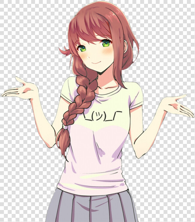   ddlc  doki doki Luterature Club   monikassshit  sayori   Monika Ddlc  HD Png DownloadTransparent PNG