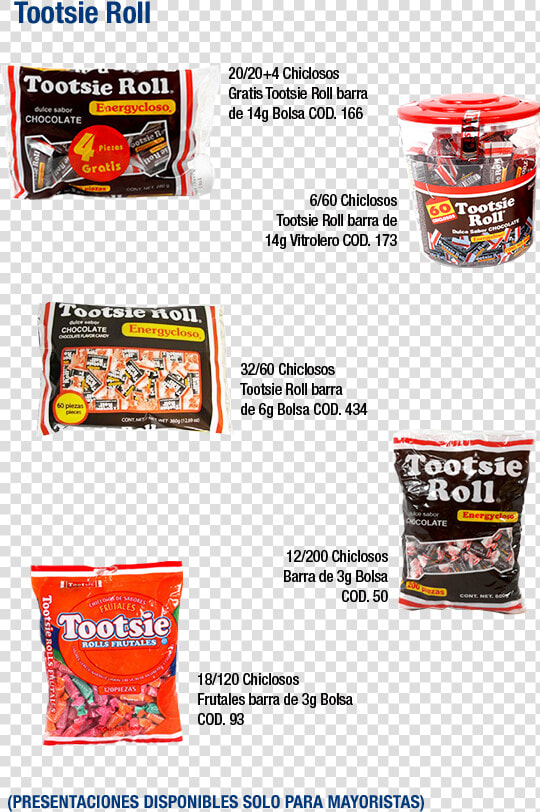 Tutsi Roll  Tootsie Roll Productos Corporativo   Banner  HD Png DownloadTransparent PNG