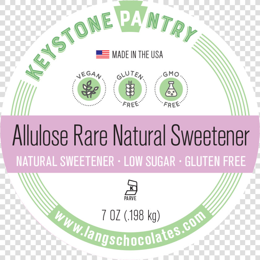 Keystone Pantry Non gmo Allulose Natural Rare Sugar  HD Png DownloadTransparent PNG