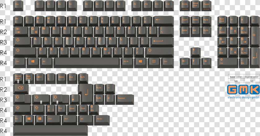 Transparent Spacebar Png   Gmk White On Black  Png DownloadTransparent PNG