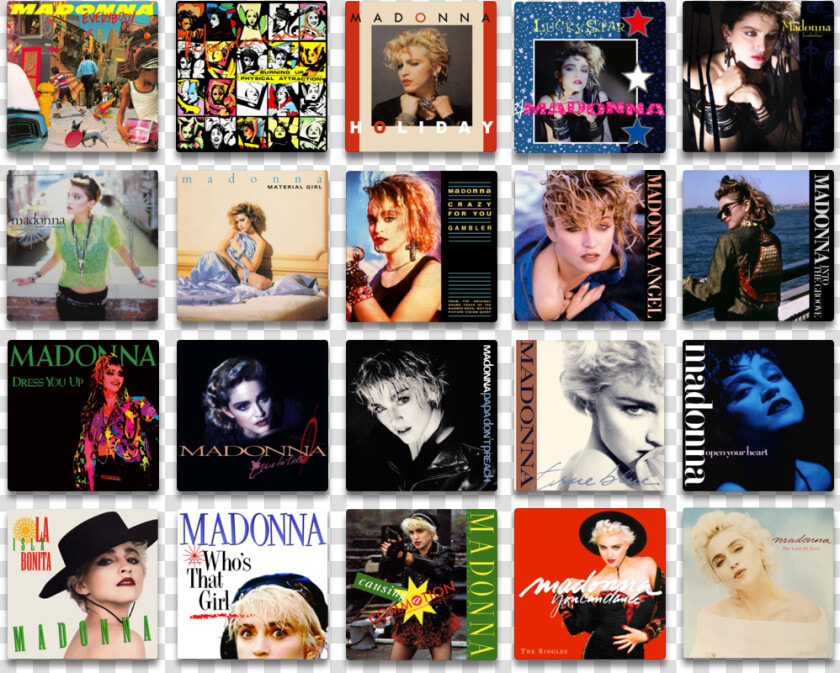 Madonna Singles Google Drive  Hd Png Download   Collage  Transparent PngTransparent PNG