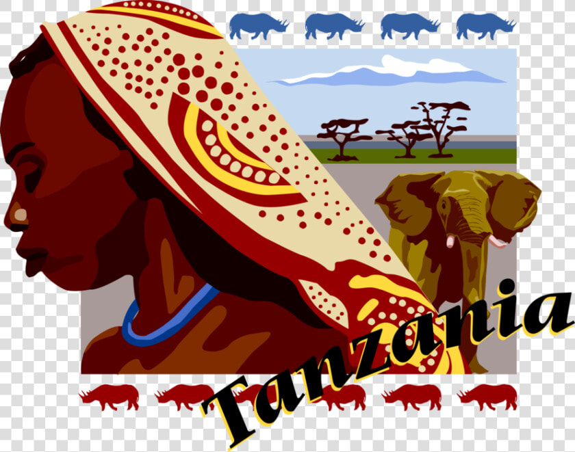 Africa Vector Graphic Design   Tanzania Clipart  HD Png DownloadTransparent PNG