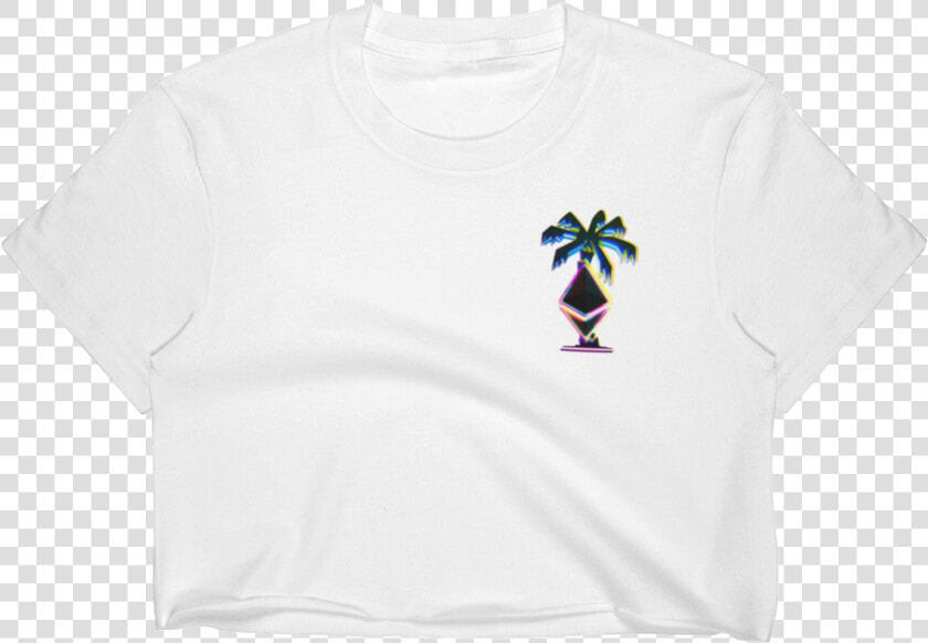 3d Ethereum Palm Tree Women S Crop  HD Png DownloadTransparent PNG