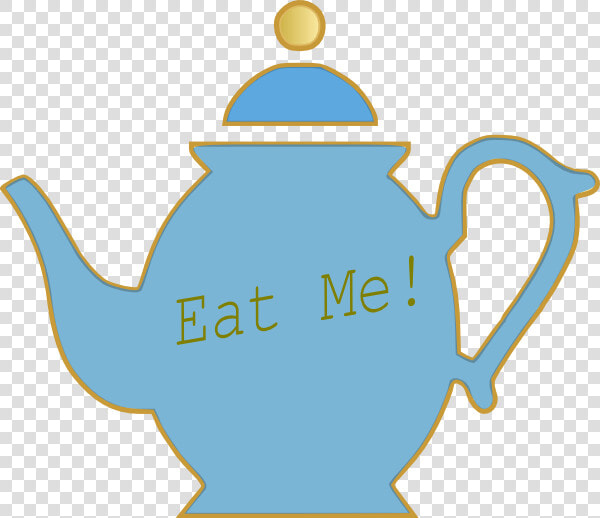 Transparent Teacup Drawing Png   Alice In Wonderland Teapot Art  Png DownloadTransparent PNG