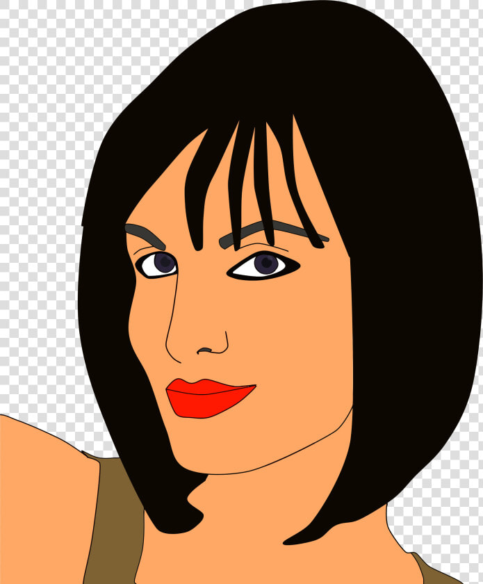 Wryly Smiling Woman Clip Arts   Woman Smiling Clipart  HD Png DownloadTransparent PNG