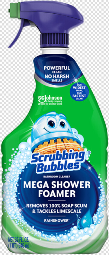 Scrubbing Bubbles Mega Shower Foamer Trigger   Scrubbing Bubbles Mega Shower Foamer  HD Png DownloadTransparent PNG