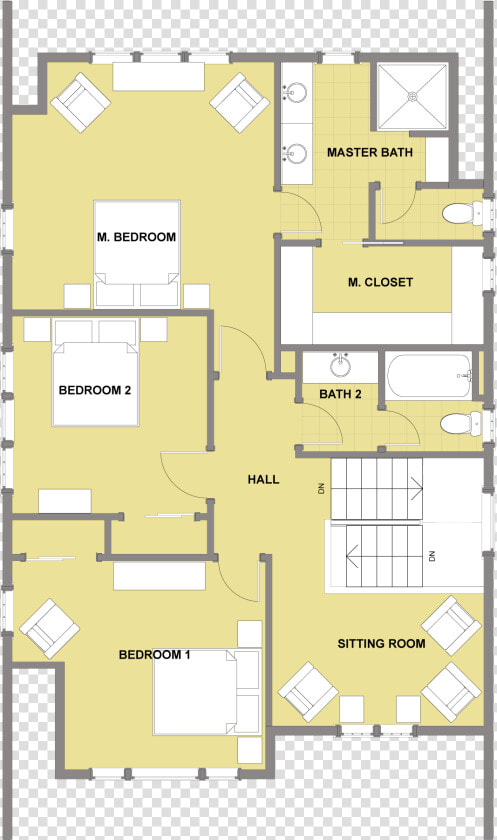 Kitsap Second Floor   Floor Plan  HD Png DownloadTransparent PNG