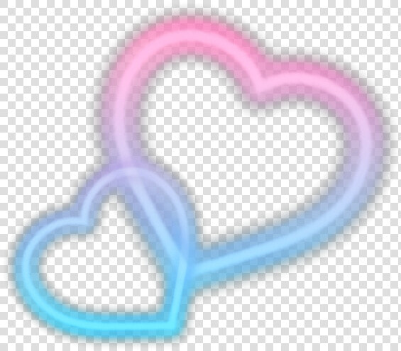  ftestickers  hearts  glowing  luminous  gradientcolors   Heart  HD Png DownloadTransparent PNG