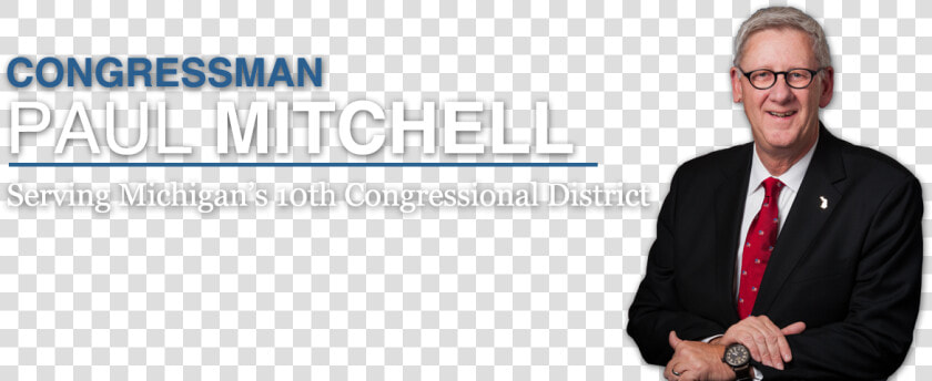 Congressman Paul Mitchell   Paul Mitchell Michigan Representative  HD Png DownloadTransparent PNG