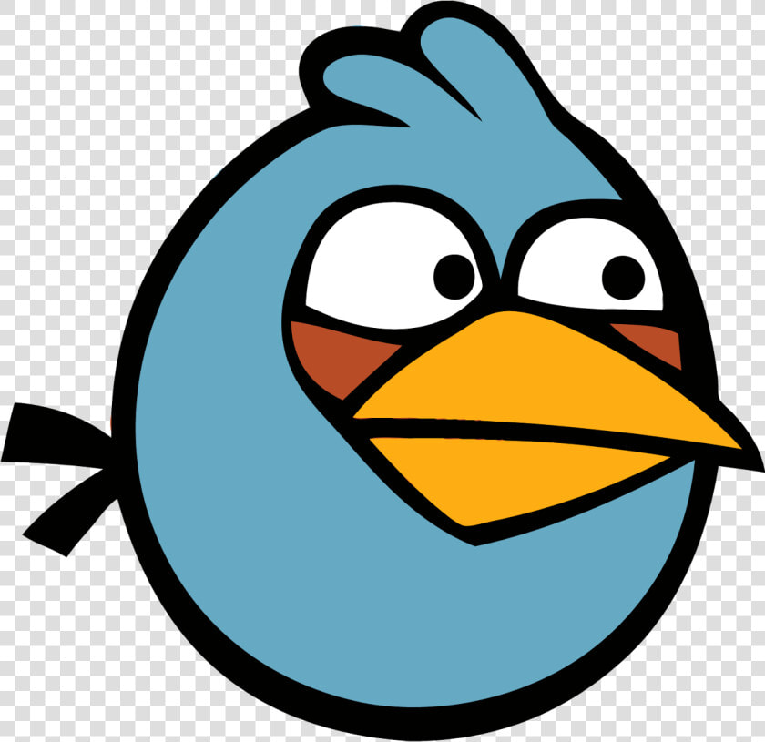 Banner Black And White Download Anger Clipart Angry   Angry Bird Blue Bird Name  HD Png DownloadTransparent PNG