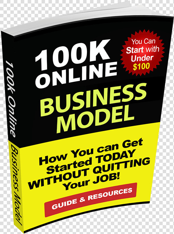 100k Online Business Model Ebook Cover   Printing  HD Png DownloadTransparent PNG