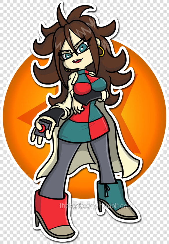 Android 21 Because Why Not   Cartoon  HD Png DownloadTransparent PNG