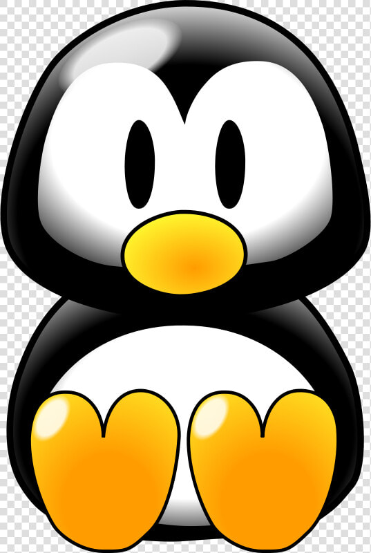 Baby Tux   Cute Clipart Animals  HD Png DownloadTransparent PNG