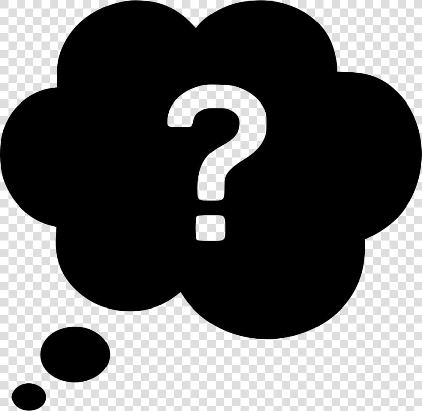 Question Thought Bubble   Thought Bubble Question Mark Png  Transparent PngTransparent PNG