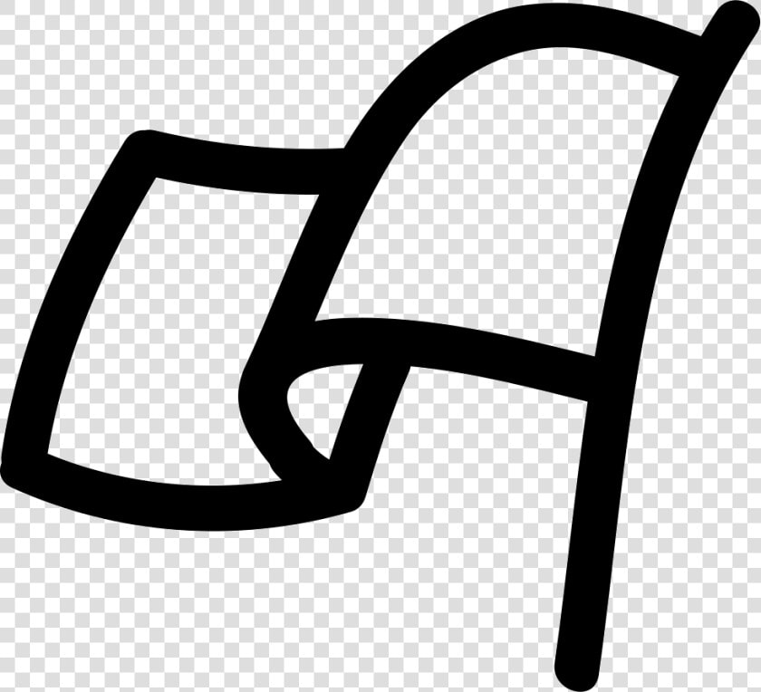 Flag Hand Drawn Outline   Flag Icon Hand Drawn  HD Png DownloadTransparent PNG