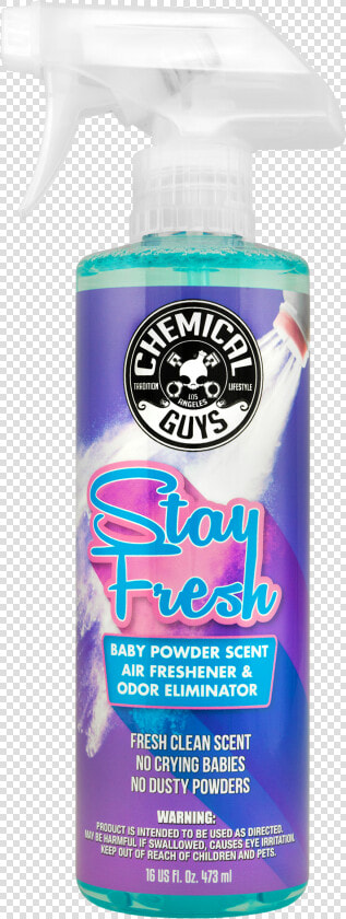 Stay Fresh Baby Powder Scented Air Freshener   Chemical Guys Tire Kicker  HD Png DownloadTransparent PNG