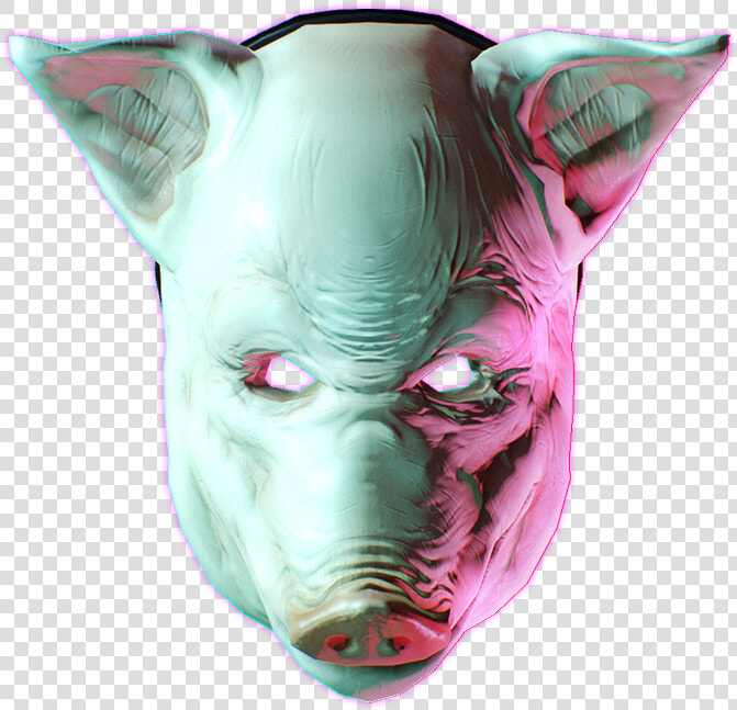 Hotline Miami Payday 2 Mask Png   Payday 2 Pig Mask  Transparent PngTransparent PNG