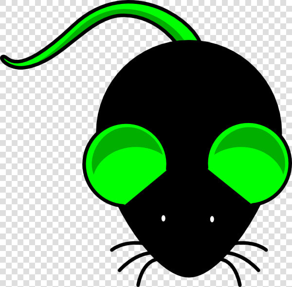 C57bl 6 With Green Ears Svg Clip Arts   Blue Mouse Clipart  HD Png DownloadTransparent PNG