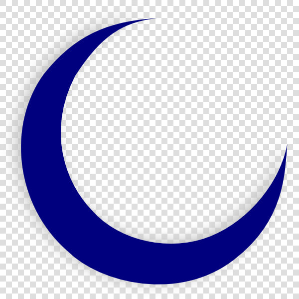 Crescent Moon Svg Clip Arts   Blue Crescent Png  Transparent PngTransparent PNG