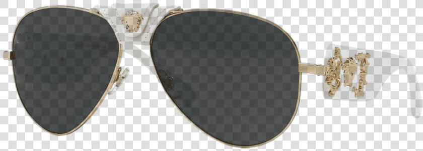 Versace White Baroque Aviator Sunglasses   Versace Ve2150q  HD Png DownloadTransparent PNG