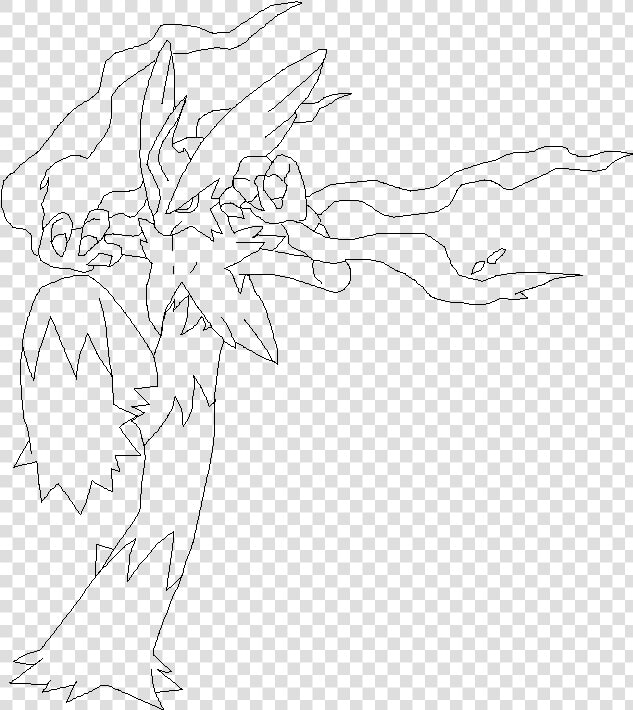 Mega Blaziken Drawing At Getdrawings   Line Art  HD Png DownloadTransparent PNG