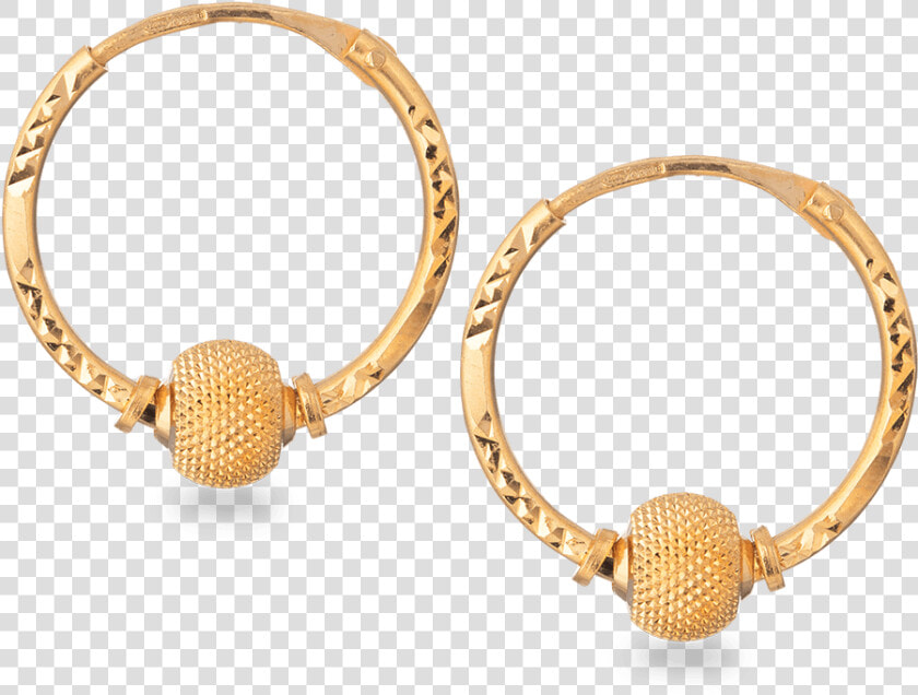 22ct Gold Hoop Earrings   Earrings  HD Png DownloadTransparent PNG