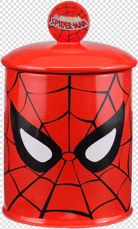 Spider man Ceramic Cookie Jar   Spiderman Jar  HD Png DownloadTransparent PNG