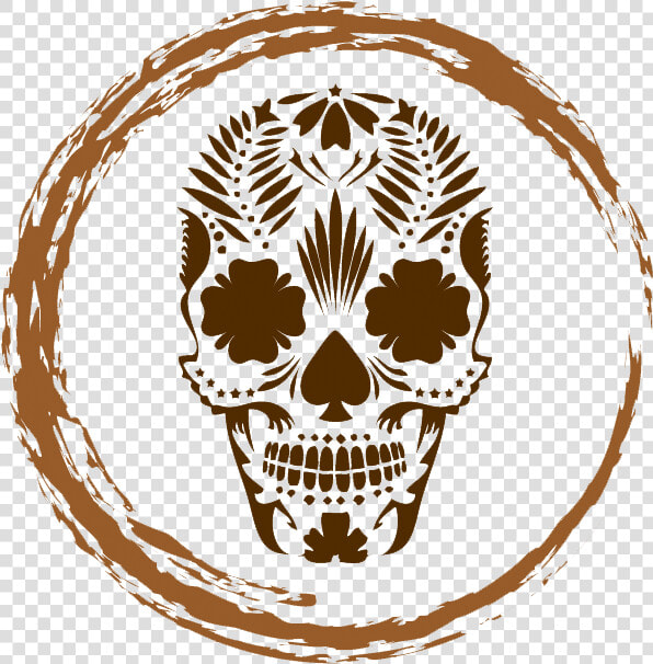 Transparent Alas Negras Png   Day Of The Dead Stencil  Png DownloadTransparent PNG