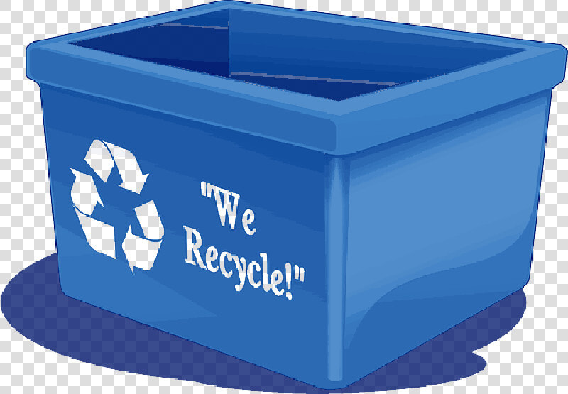 Red  Box  Flat  Icon  Blue  Paper  Cartoon  Recycle   Recycle Bin Transparent Background  HD Png DownloadTransparent PNG