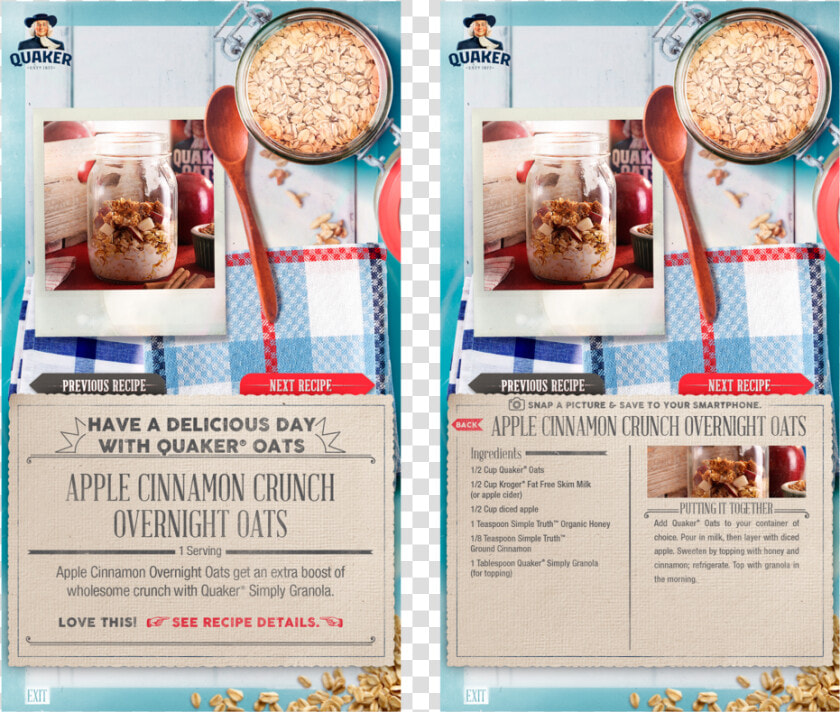 Eye Q Experience Recipe Results Touch Screens   Muesli  HD Png DownloadTransparent PNG