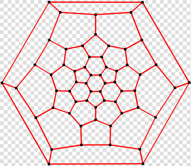 Truncated Icosahedron Schlegel Diagram  HD Png DownloadTransparent PNG