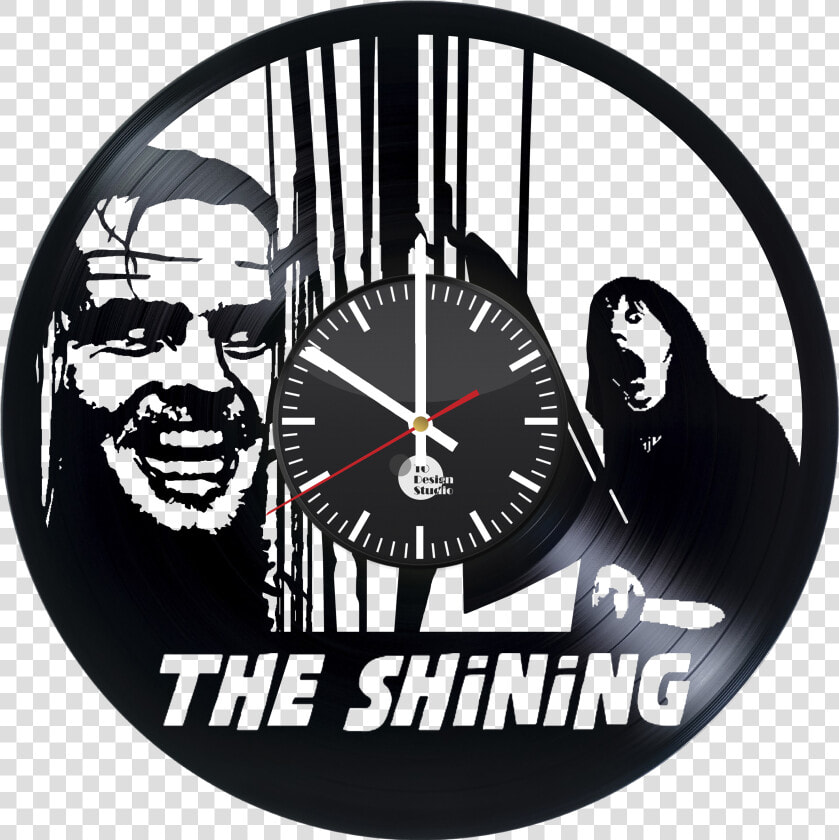 The Shining Stephen King Handmade Vinyl Record Wall   Wall Clock  HD Png DownloadTransparent PNG