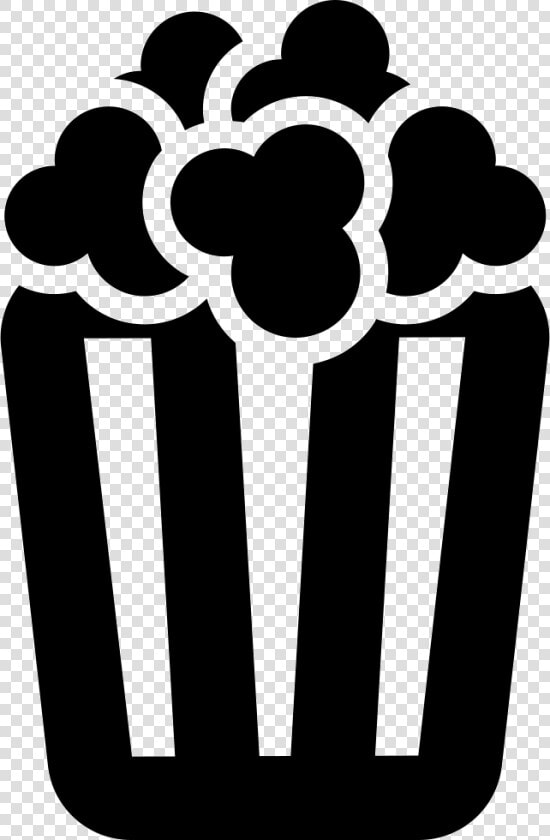 Transparent Popcorn Clipart Png   Popcorn Logo Black And White  Png DownloadTransparent PNG