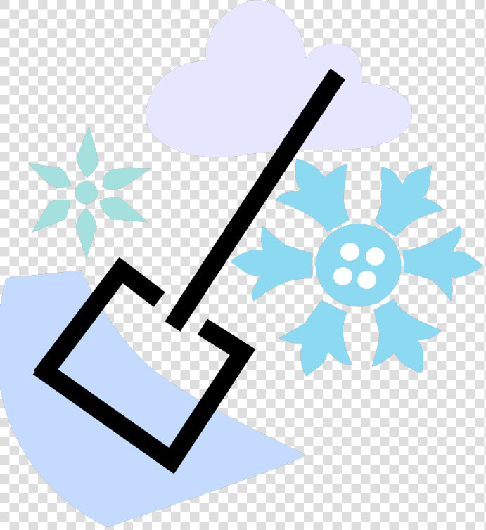 Vector Illustration Of Snowflake Ice Crystals Snowstorm   Snow Shovel Clipart  HD Png DownloadTransparent PNG