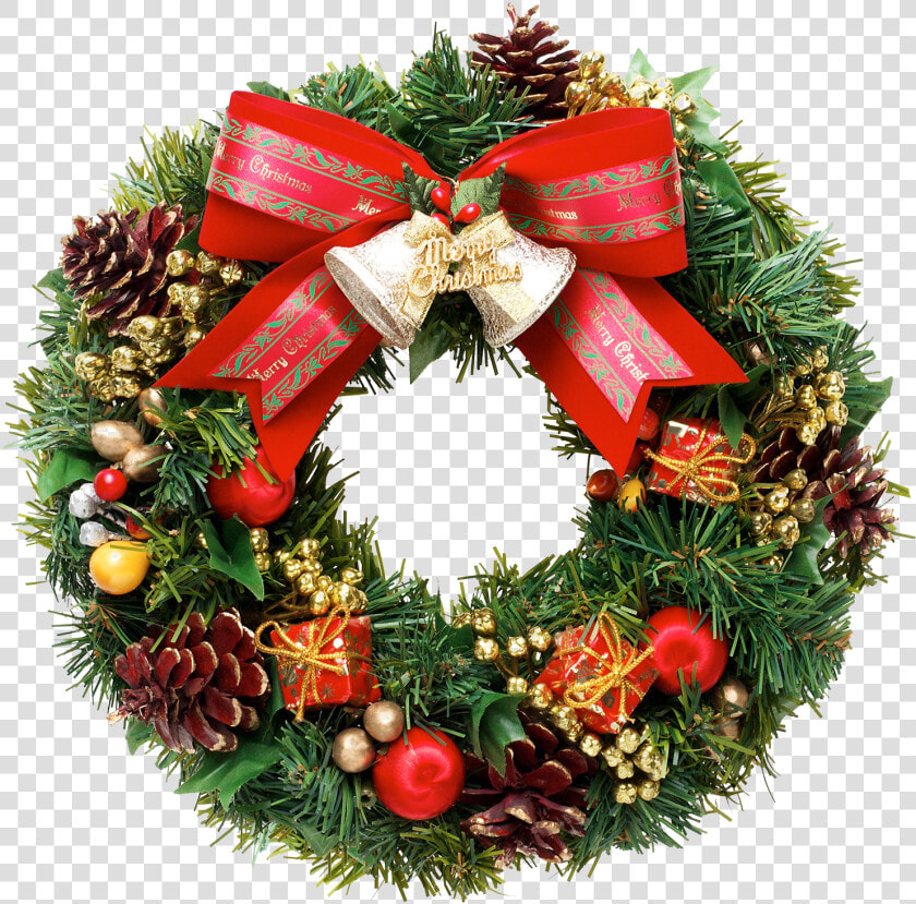 Christmas Wreath Png Download   Real Christmas Wreath Png  Transparent PngTransparent PNG