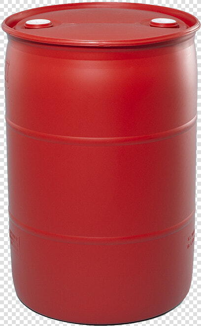 55 Gallon Red Tight Head Plastic Drum   Plastic  HD Png DownloadTransparent PNG