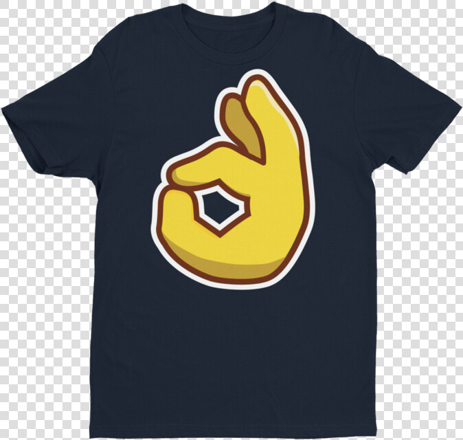 Ok Emoji Short Sleeve Next Level T shirt  HD Png DownloadTransparent PNG