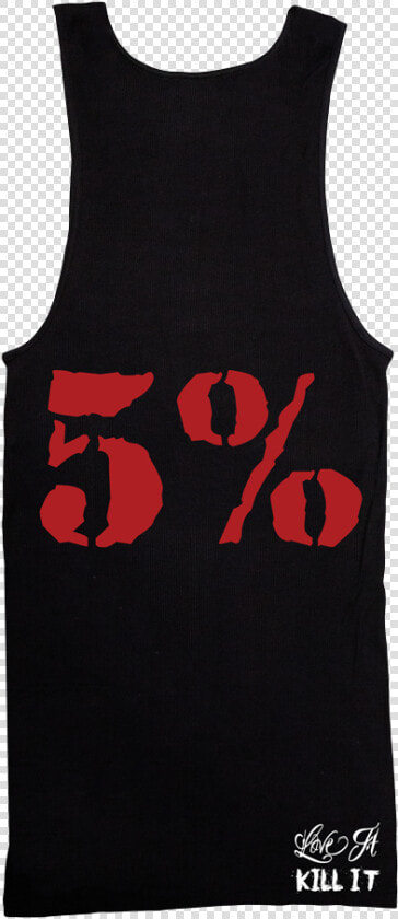 5  Love It Kill It  Black Ribbed Tank Top With Red   Active Tank  HD Png DownloadTransparent PNG