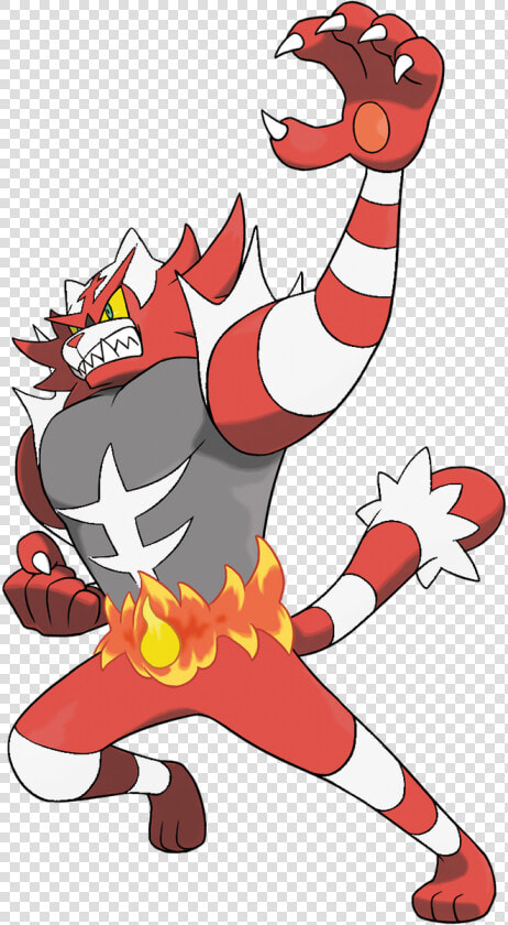 Incineroar White  HD Png DownloadTransparent PNG