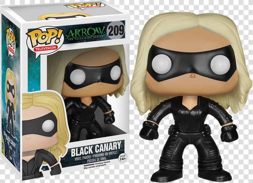 Funko Pop Tv Arrow Black Canary Vinyl Figure   Arrow Black Canary Funko  HD Png DownloadTransparent PNG