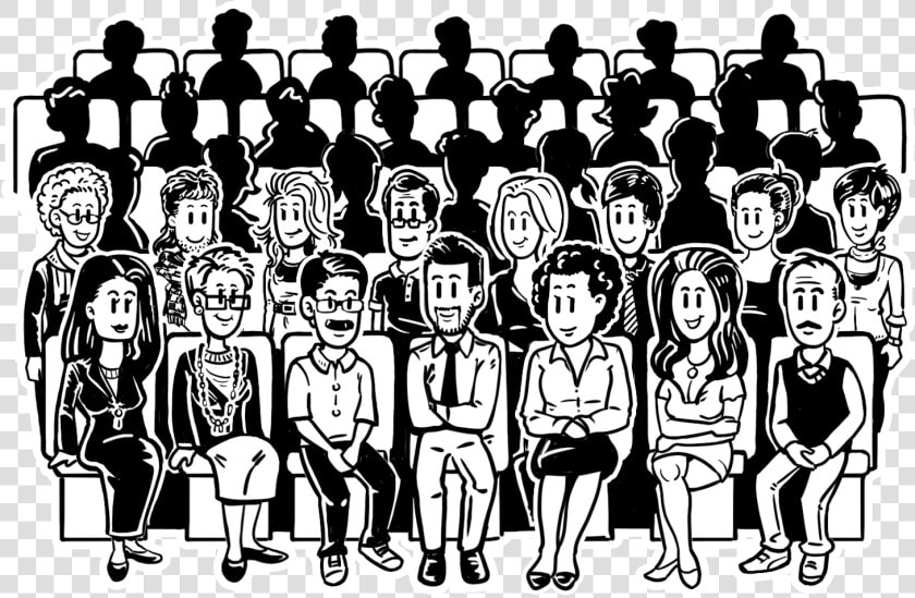 7   2 Audience   Audience Drawing  HD Png DownloadTransparent PNG