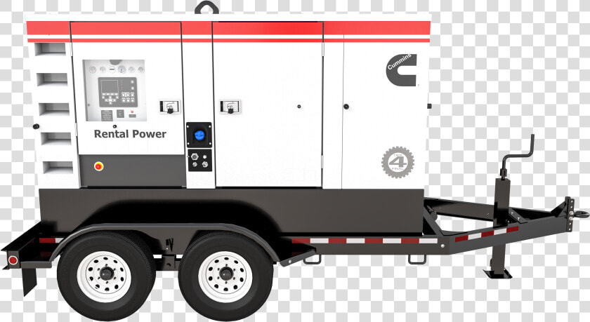 Cummins C100d2re Mobile Generator Set Is A 100 kw Unit   Cummins Rental Gensets  HD Png DownloadTransparent PNG