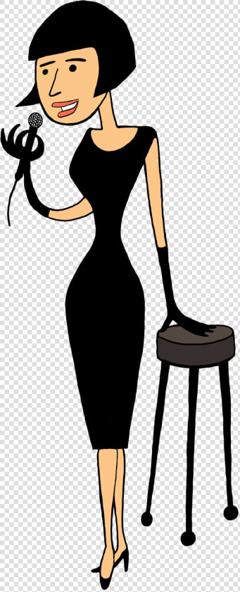 Singer Clipart   Woman Singing Opera Cartoon  HD Png DownloadTransparent PNG