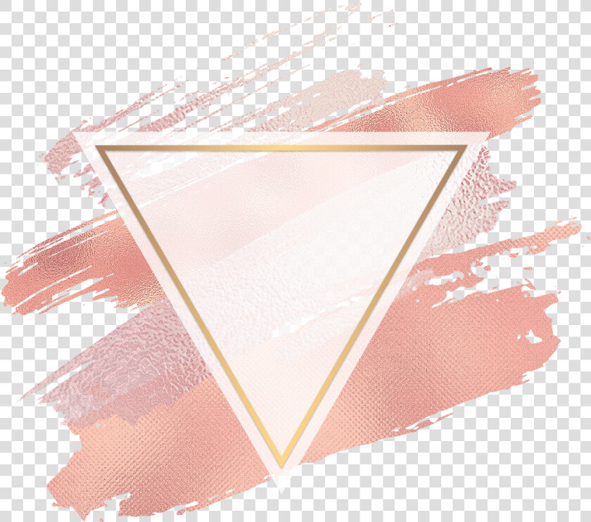  triangle  pink  gold  brush  glitter  geometric  colorful   Miniminter  HD Png DownloadTransparent PNG